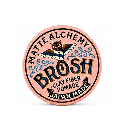Brosh Matte Alchemy Clay Fiber Pomade on white background