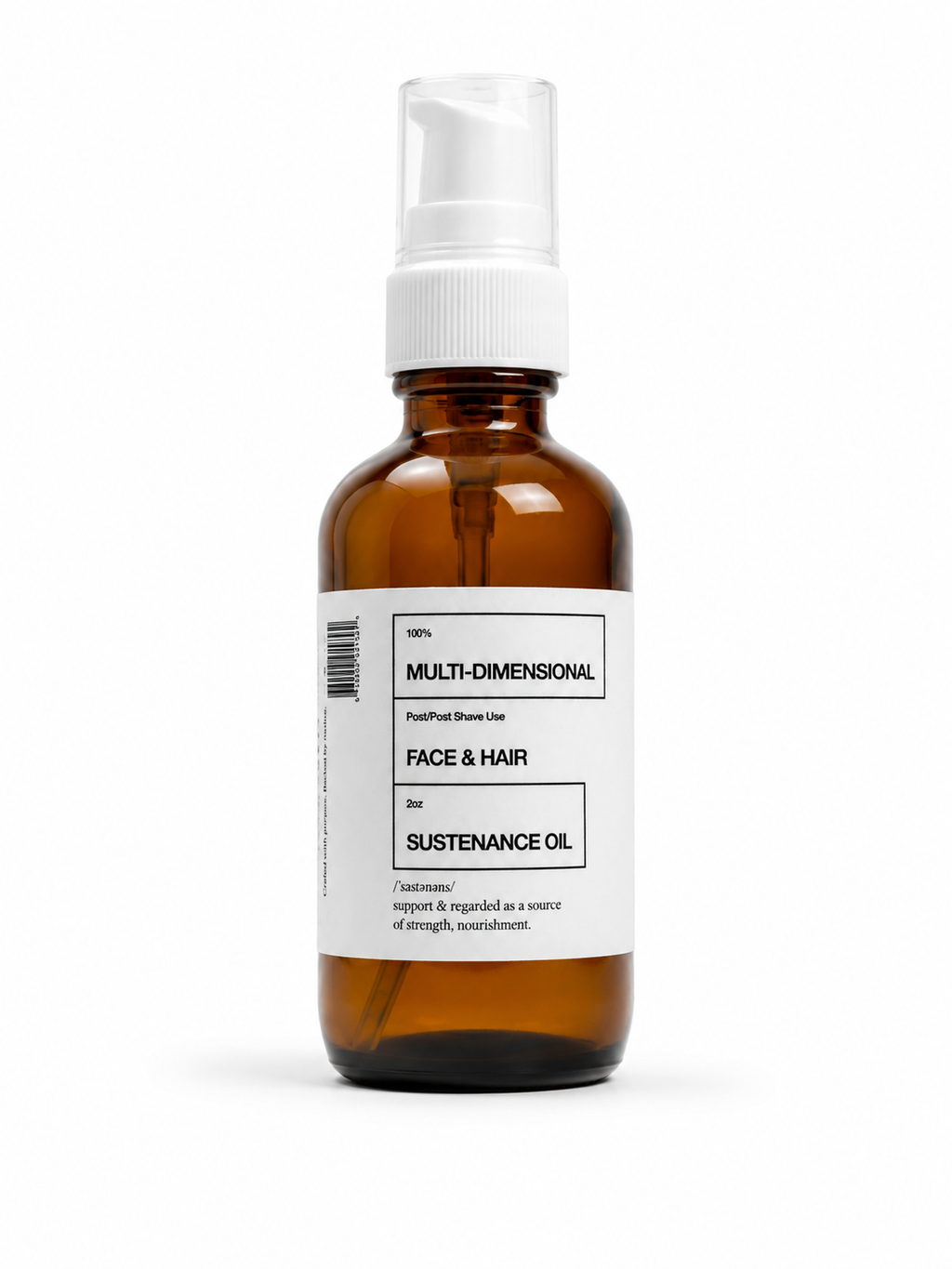 Lifeline Sustenance Oil bottle with tobacco flower and sandalwood