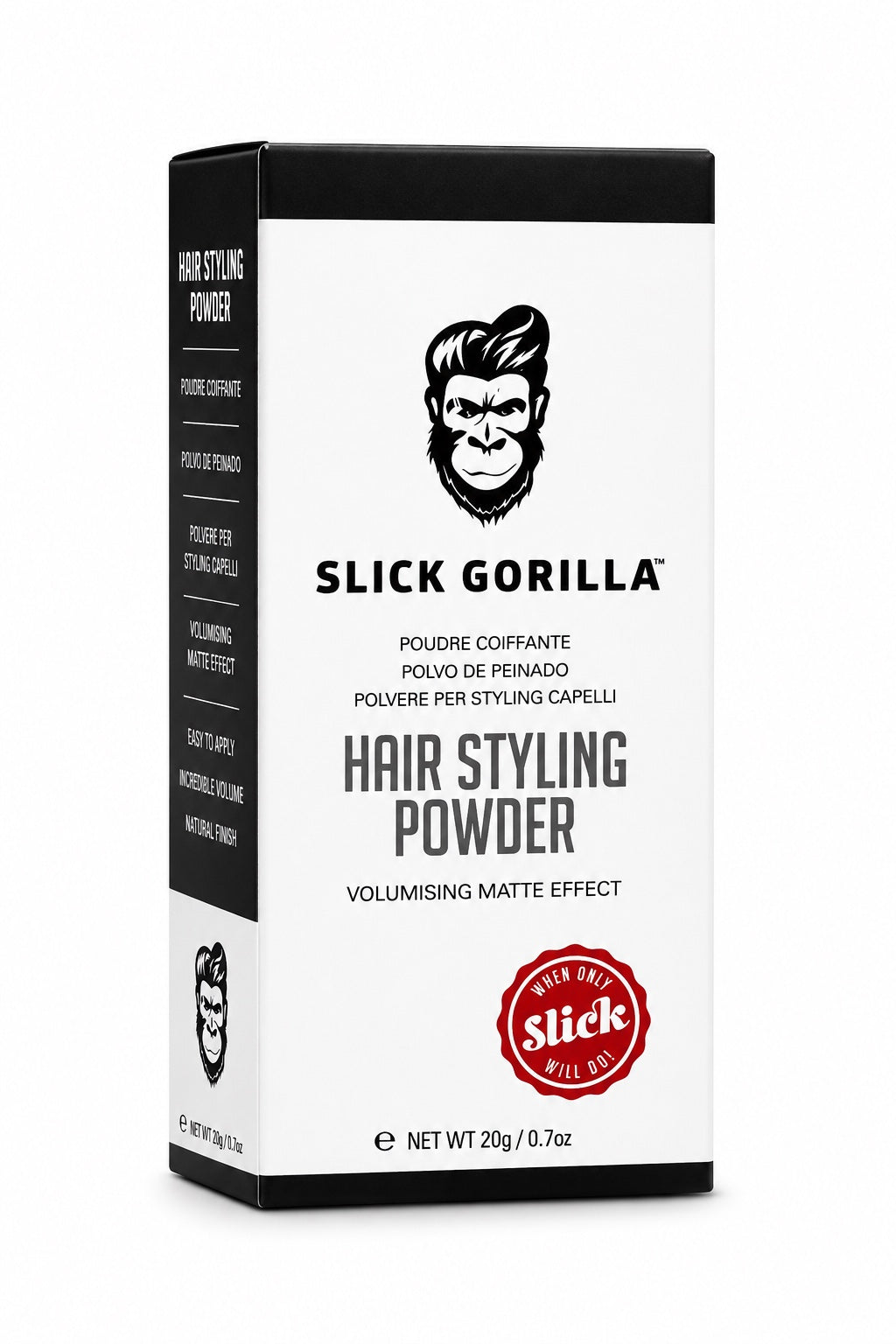 Slick Gorilla Hair Styling Powder on white background